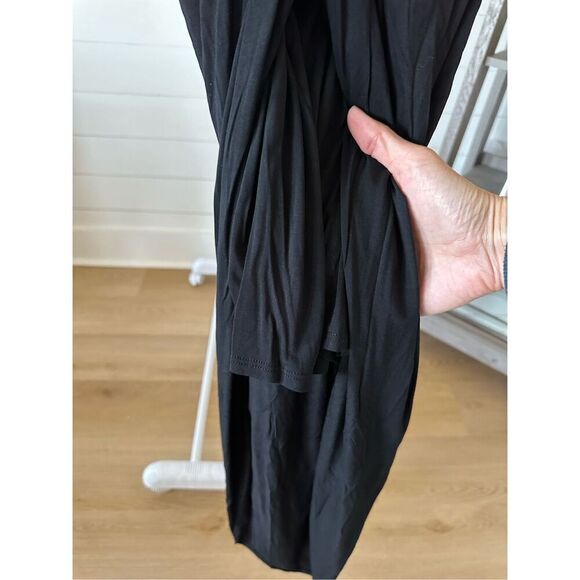 LuLu’s black twist front fitted bottom lined dress sz XS - Picture 4 of 6